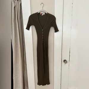 SOLD. Free People Body Con Midi Dress.